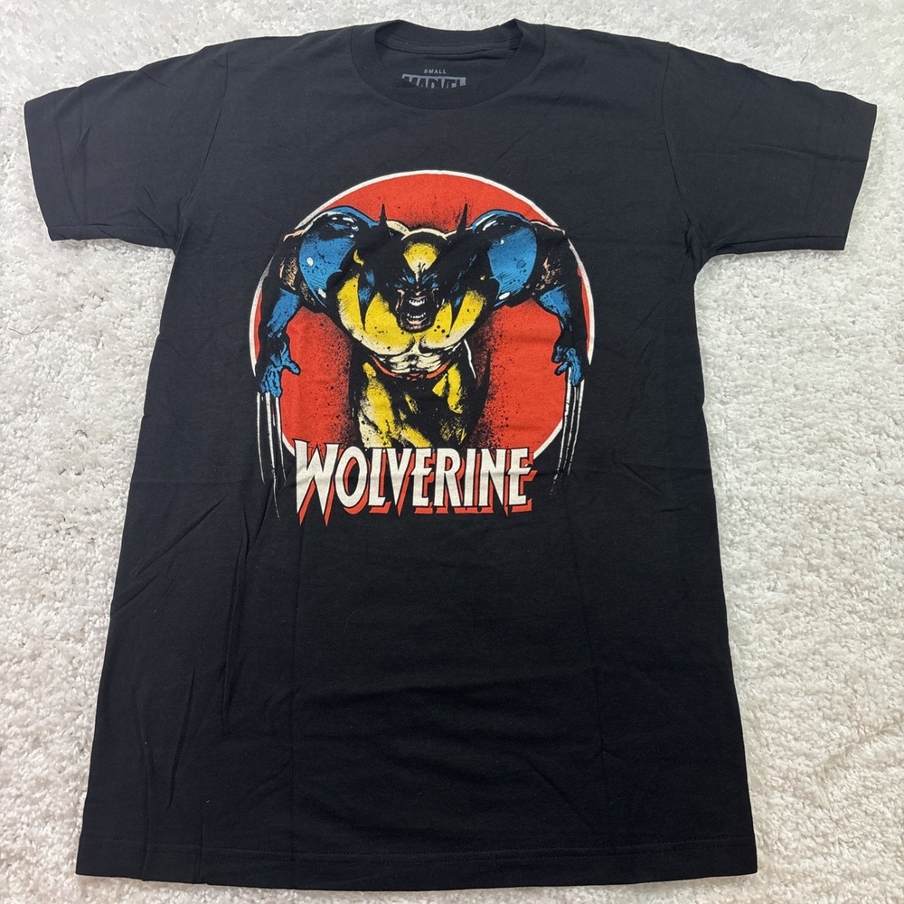 Marvel Wolverine‎ Men's T Shirt Black